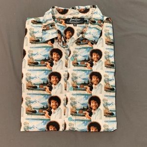 Bob Ross Button Up Shirt